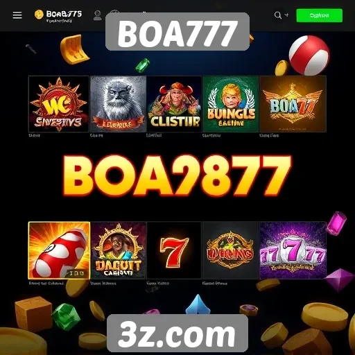BOA777 se destaca pela variedade de jogos disponíveis