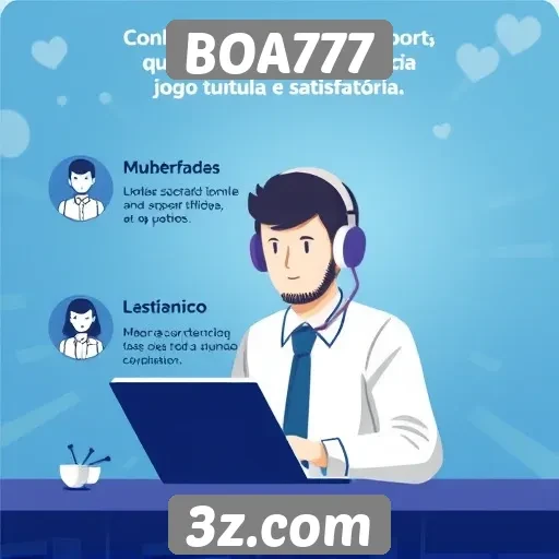 Recursos de suporte ao cliente do BOA777